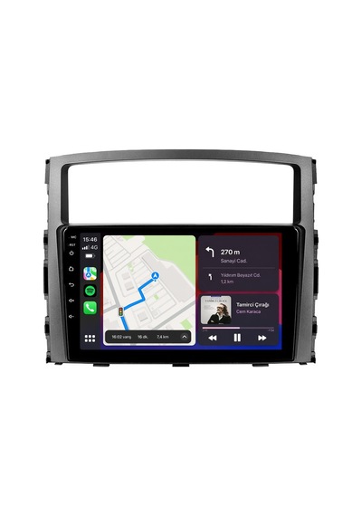 Mitsubishi Pajero 2008-2016 Android Multimedya Carplay Android Auto Navigasyon 10gb Ram 256gb Pro 9"