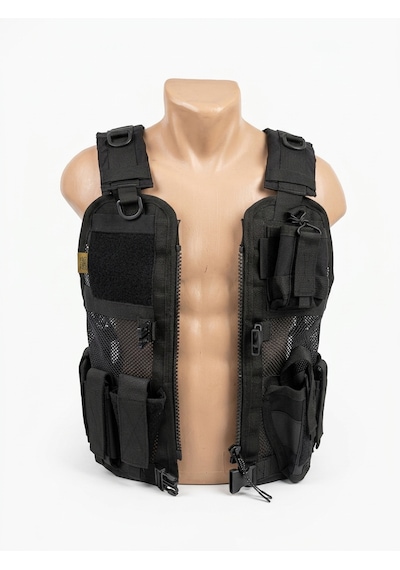 Süngü Tactical Taktikal Ekipman Yelek Siyah