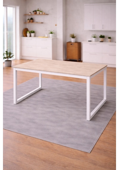 5'li Mutfak Masa Takımı, 4 Sandalye Ve 1 Masa, Yemek Odası, Bahçe Takımı, 4 Kişilik, Metal Ayaklı Masa: Merkür/beyaz - Sandalye: Siyah 5'li Mutfak Masa Takımı, 4 Sandalye Ve 1 Masa, Yemek Odası, Bahçe Takımı, 4 Kişilik, Metal Ayaklı Masa: Merkür/beyaz - Sandalye: Siyah