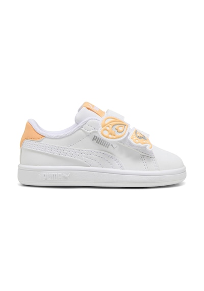 Puma Smash 3.0 Beyaz Kız Çocuk Sneaker Çok Renkli-sarı Çok Renkli - Sarı