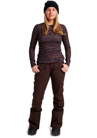 Burton Vida 2L Su Geçirmez Kayak/Snowboard Kar Pantolonu Kahverengi