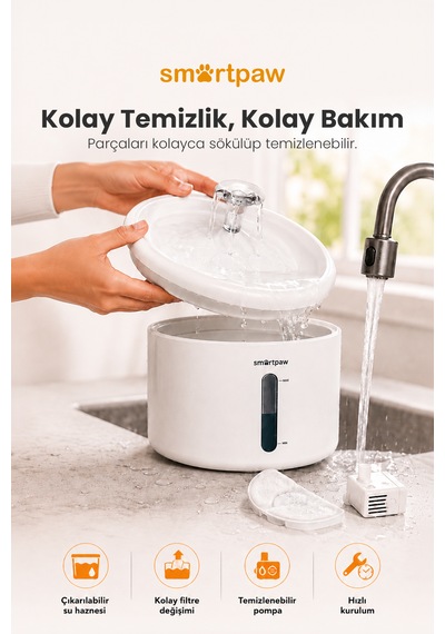 Aqua Core Kedi Su Pınarı Distribütör Garantili