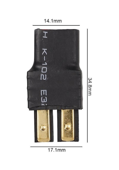 Wozlo Trx Erkek Fiş To T-plug Dişi Konnektör Çevirici Adaptör Lipo Pil