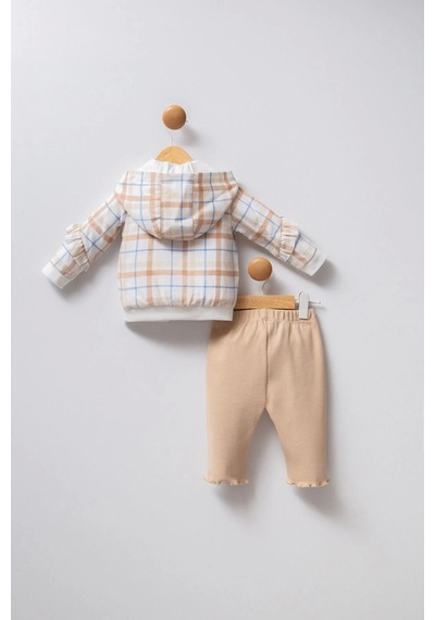 U.S. Polo Assn. Kız Bebek 3lü Takım - Beyaz Beyaz