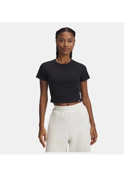 Under Armour Ua Rival Rib Baby Kadın T-shirt 6000264-001 Siyah