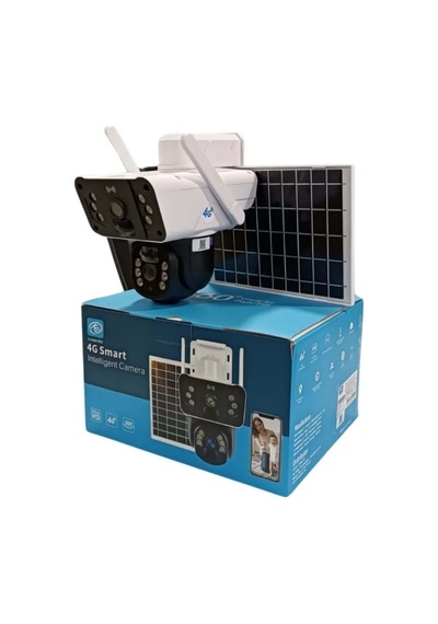 O-kam 3915 Ip 6mp Çift Kameralı 4g Sim Kartlı Solar Speed Dome