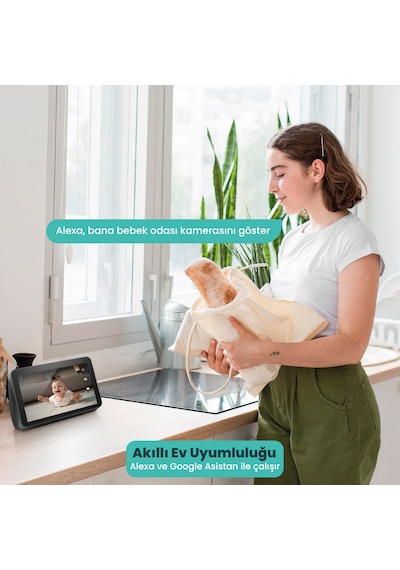 Botslab 2C Pro Smart Camera - 3K / Tek Tuşla Sesli Arama / 360 Akıllı Güvenlik Kamerası - C222