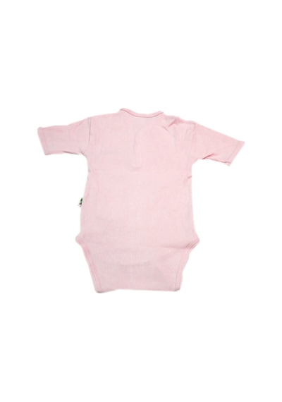 Sema Baby Yarım Kol Kaşkorse Badi (Body) - Pembe  18-24 Ay Pembe