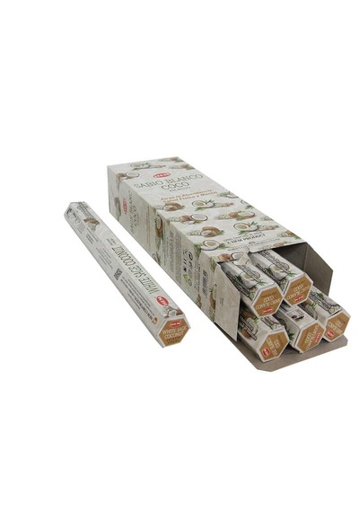 Hem White Sage Coconut 2 Paket Toplam 40 Çubuk Tütsü