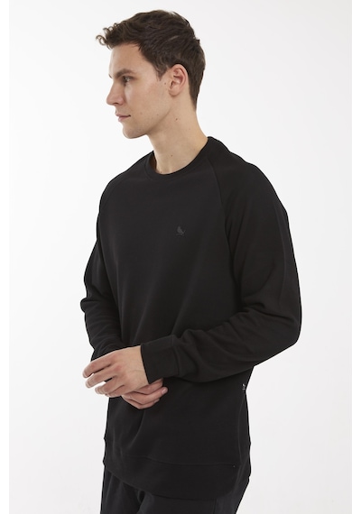 The Crow Brand Siyah O-yaka Sweatshırt Siyah