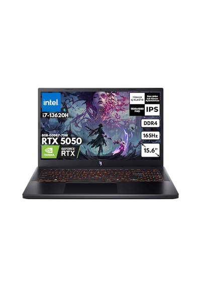 Acer Nitro V15 NH.QZ7EY.005HMF47 i7-13620H 48 GB 4 TB SSD 8 GB 15.6" W11P Dizüstü Bilgisayar