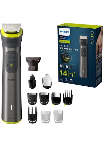 Philps Philips 14'ü 1 Arada Erkek Bakım Seti - Yüz/saç/vücut (Islak/kuru Kullanım) MG7930/15