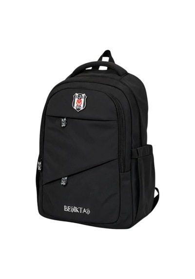 Me Çanta Beşiktaş Lisanslı Cep Detaylı Siyah Sırt Çantası