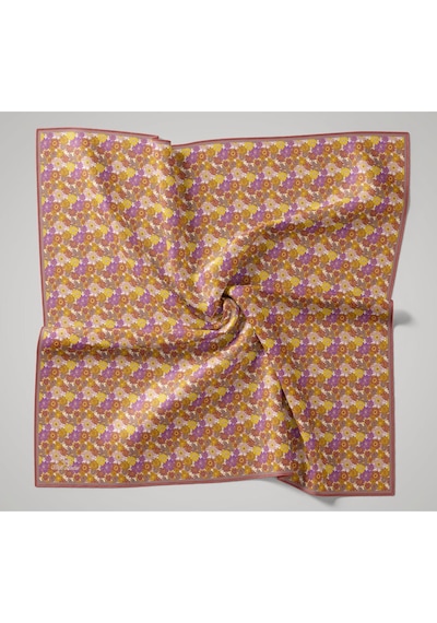 Silk Home Soft Eşarp 73092-18 Pudra, Turuncu, Sarı, Eflatun, Mercan