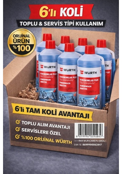 Profesyonel Cam Suyu Bidon 6 Lı Koli Avantajlı Set