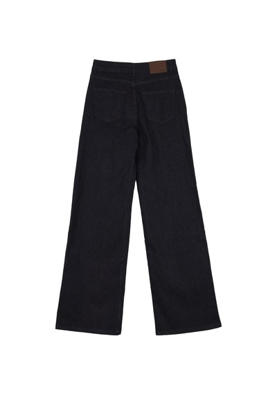 Jeep Lacivert Kadın Bol Kesim Yıkamalı Denim Pantolon J6wl-pnt7047 Koyu İndigo