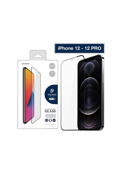Dux Ducis İphone 12 - 12 Pro 6.1inç Tempered Cam Ekran Koruyucu 10d Full Kaplama- 5775 Mh-hs7757-2131