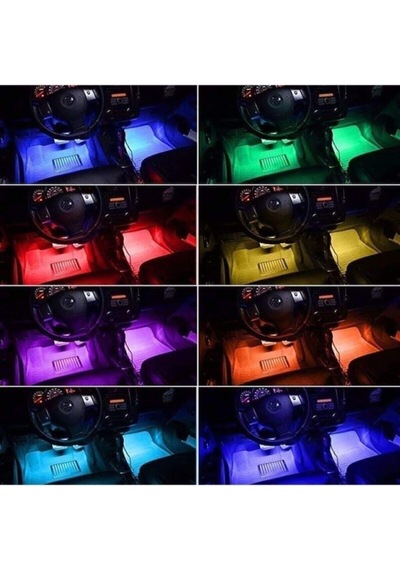 Ayak Altı Led Sese Duyarlı Kumandalı