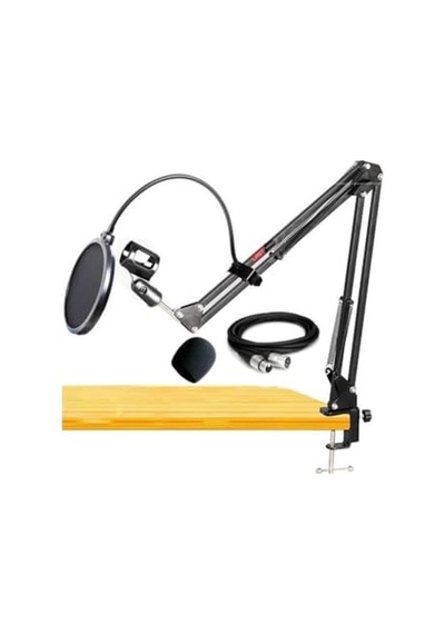Lastvoice Nb39psx Set Stüdyo Masa Mikrofon Standı Pop Filtre Xlr Kablo