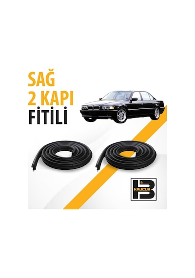 Bmw 7 Serisi E38 1995-2001 Kadifeli Sağ Ön Ve Arka Kapı Fitili Bm02148