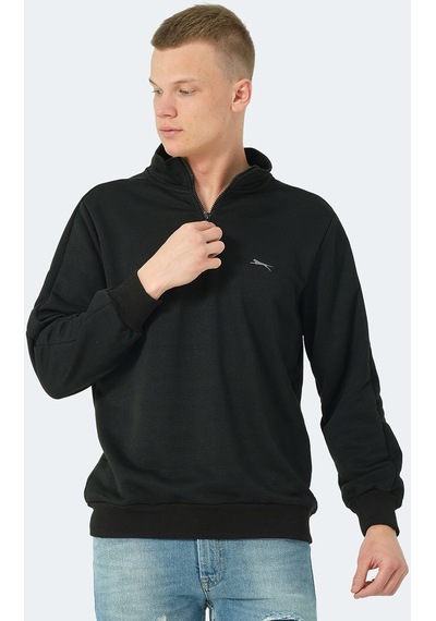 Slazenger SAMMY Erkek Sweatshirt Siyah