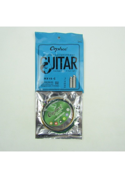 Orphee Rx15-C Renkli 09-42 Elektro Gitar Tel Seti-Pena