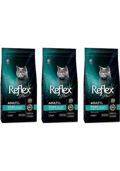 Reflex Plus Urinary Tavuklu Yetişkin Kedi Maması 3 x 1500 G