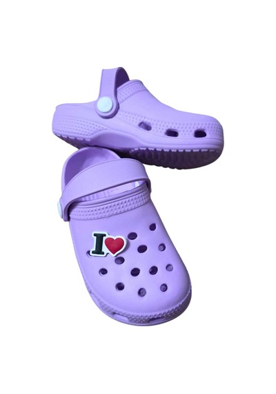 Kız Erkek Çocuk Patik Eva Etiketli Cross Terlik&sandalet Lila