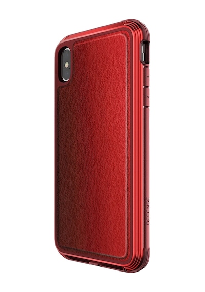 Defense Apple Uyumlu iPhone Xs Max Deri Tasarım Arka Koruma Kılıf