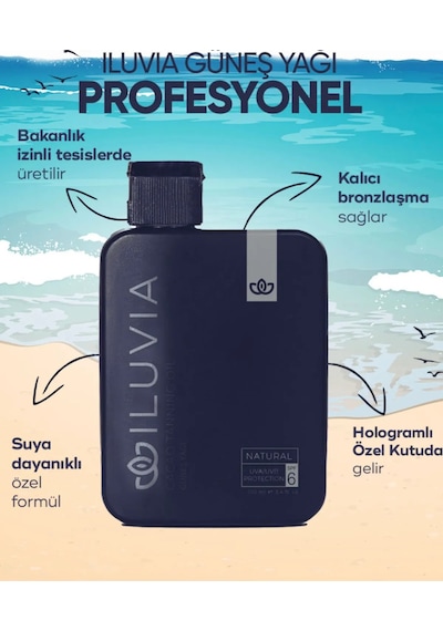 İluvia Bronzlaştırıcı Güneş Yağı 100 ML