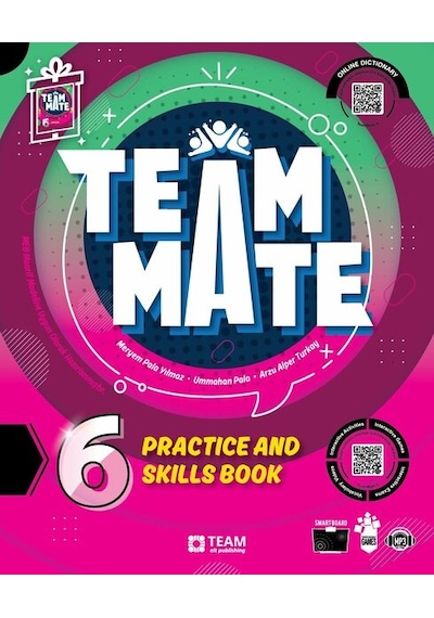 6.sınıf Team Mate Practice Book + Combo Metematik Yaprak Test Hediyeli