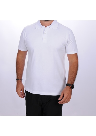 Polo Yaka Tshirt Beyaz