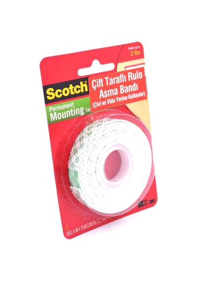 3m Scotch Köpük 110 Çift Taraflı Bant 12.7 MM x 1.9  m
