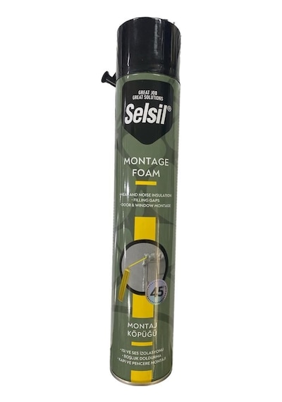 Tam Dolum Poliüratan Montaj Köpüğü 845 Gr Şeffaf