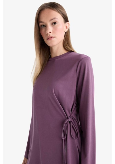 Defacto Regular Fit Modal Uzun Kollu Tunik G0305ax25aupr79 Mor