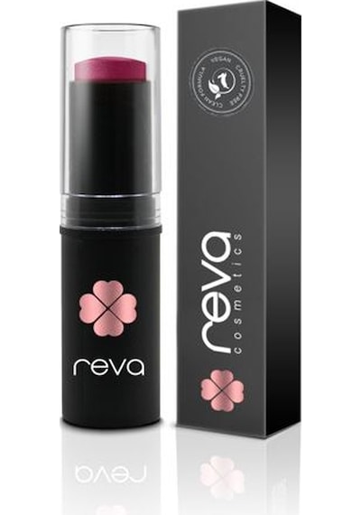 Reva 3'ü Bir Arada Stick Allık-Far-Dudak Renklendirici Tint Beet Red / Vegan