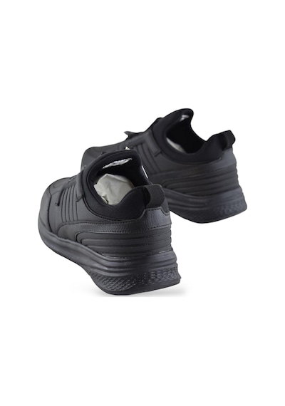 Papatay Mp 2053 Rahat Ortopedik Taban Günlük Unisex Spor Ayakkabı Mevsimlik Spor Ayakkabı Siyah