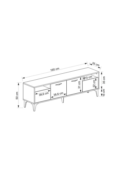 Herry 160 Cm Tv Ünitesi Beya