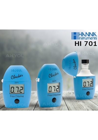 Hanna Hı 701 Free Chlorine Serbest Klor Ölçer + Kalibrasyon Seti