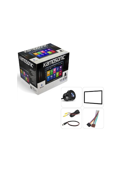Kamosonic Ks-g753 Mirrorlink Bt/usb/sd/aux/fm Kameralı Double Teyp