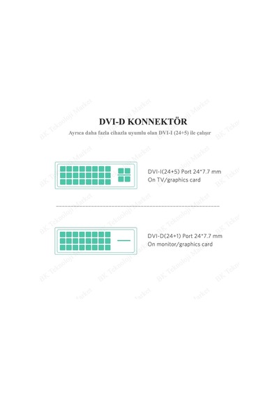 Dvi 24+1 To Hdmi Çift Yönlü Dvi To Hdmi Kablo - 3 Metre