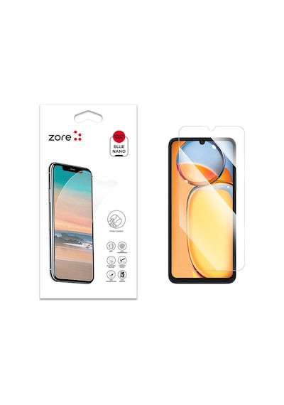 Ekılıf - Oppo A60 Uyumlu - Ekran Koruyucu Blue Nano Koruma - Şeffaf - T34678
