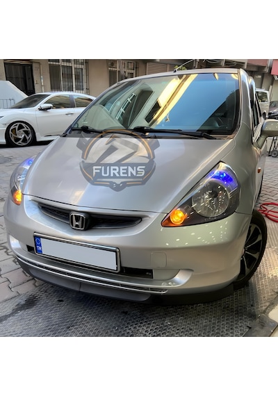 Honda Jazz 2002-2010 Uyumlu H Lip Esnek Ön Lip 2 Parça Karlık Ön Ek Tampon Altı Dill