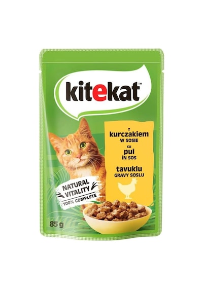 Kitekat Tavuklu Gravy Kedi Yaş Mama 85 Gr