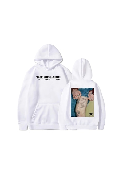 Tarzsokak Beyaz Unisex Ilk Kez Çocuk Laroı Hoodie Kızlar Albümü Grafik Sweatshirt Cep Ropa Hombre Giyim
