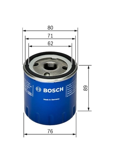 Peugeot Berlingo 1.9 Diesel Bosch Yağ Filtresi 2002-2008 N11.14673