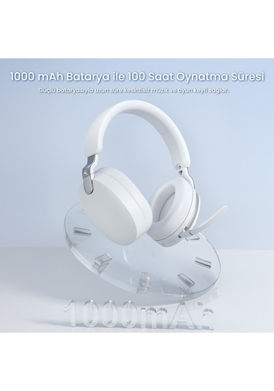 Aula A500 Hybrid Kablosuz Bluetooth 5.4 Mikrofonlu Kulak Üstü Kulaklık