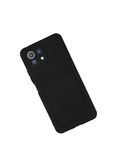 Xiaomi Mi 11 Uyumlu Kılıf Kelvin Kartvizitli Silikon - Siyah