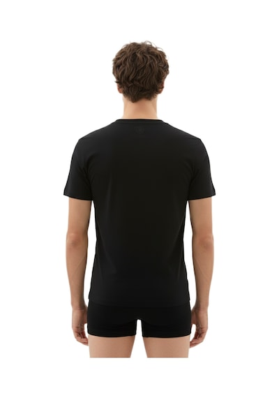 Blackspade Erkek V-yaka T-shirt Aura 9508 Siyah