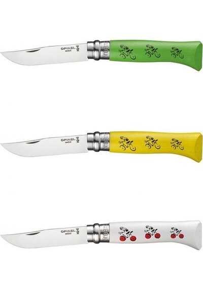 Opinel Inox 8 No Işlemeli̇ Kamp  Çakı (Bisiklet İşl) Yeşil